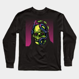 Señor Culebra Skull Long Sleeve T-Shirt